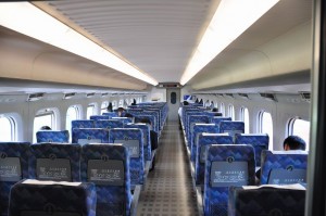 Shinkansen inside