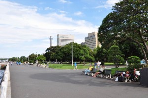 Yamashita Park and Minato Tower