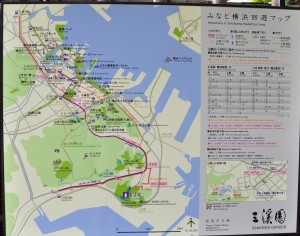 Yokohama waterfront attractions map